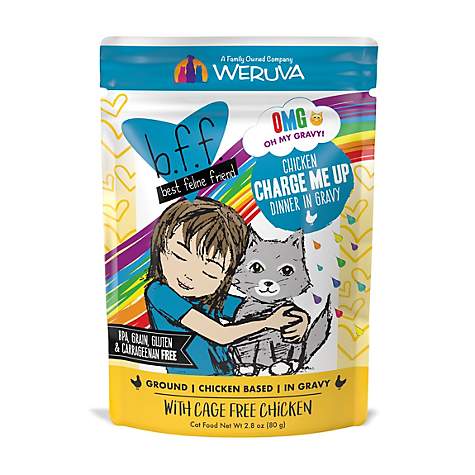 BFF Cat OMG Charge Me Up Chicken 2.8oz Pouch