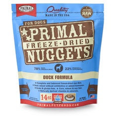 Primal Freeze Dried Duck for Dog 14oz