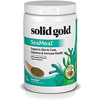 Solid Gold SeaMeal Kelp-Based Supplement for Skin & Coat, Digestive & Immune Health in Dogs & Cats; Natural, Holistic Grain-Free Supplement