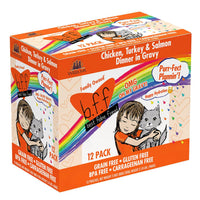 BFF OMG Purrfect Plannin' Chicken, Turkey & Salmon 2.8oz Pouch 12/Case