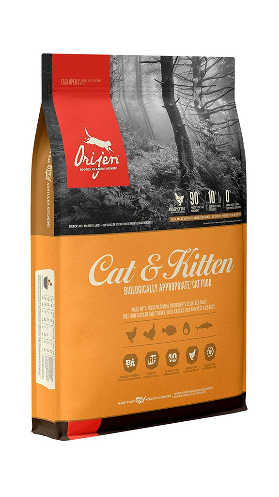Orijen Cat and Kitten Dry Cat Food Formula 12lb