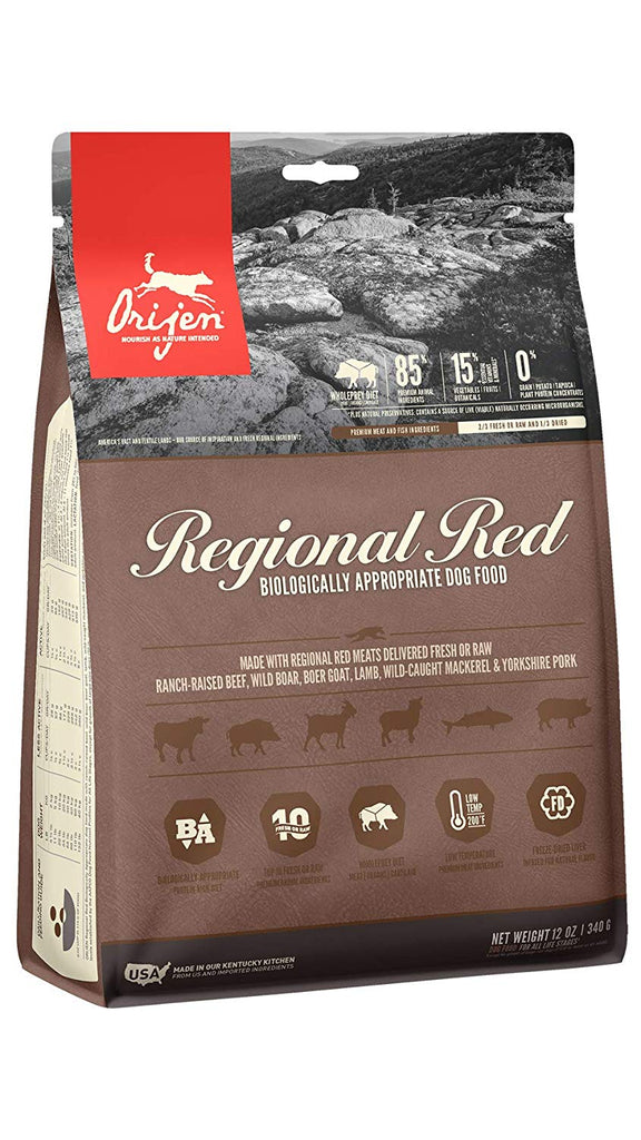 Orijen Dry Dog Food Regional Red All Life Stages 12oz