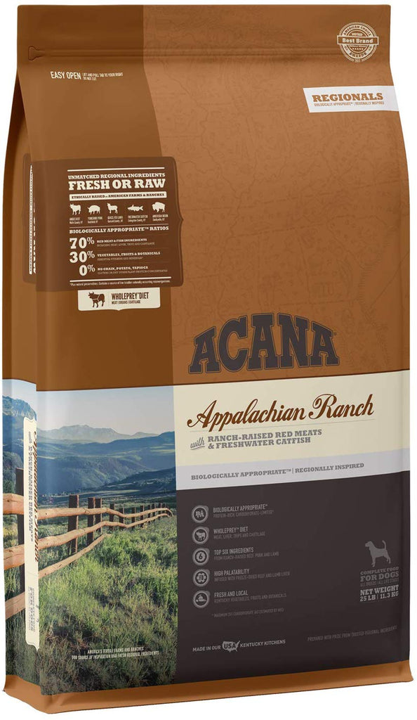 Acana Dry Dog Food Appalachian Ranch 25lb