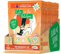 Weruva Cats in The Kitchen Slide N Serve The Breakfast Cat Pouch 3oz 12/Case