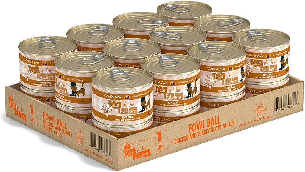 Cat's in the Kitchen Fowl Ball 6oz 24/Case