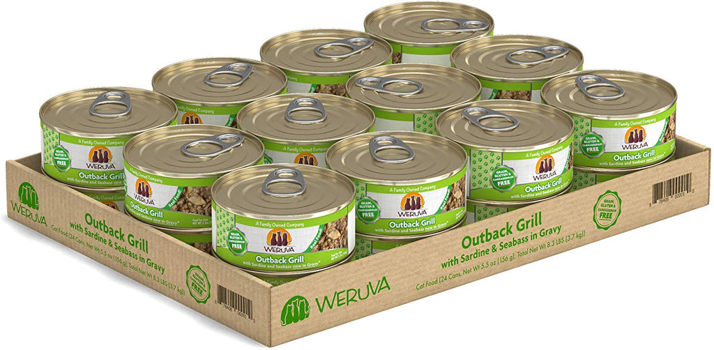 Weruva Wet Cat Food Outback Grill 5.5oz 24/Case