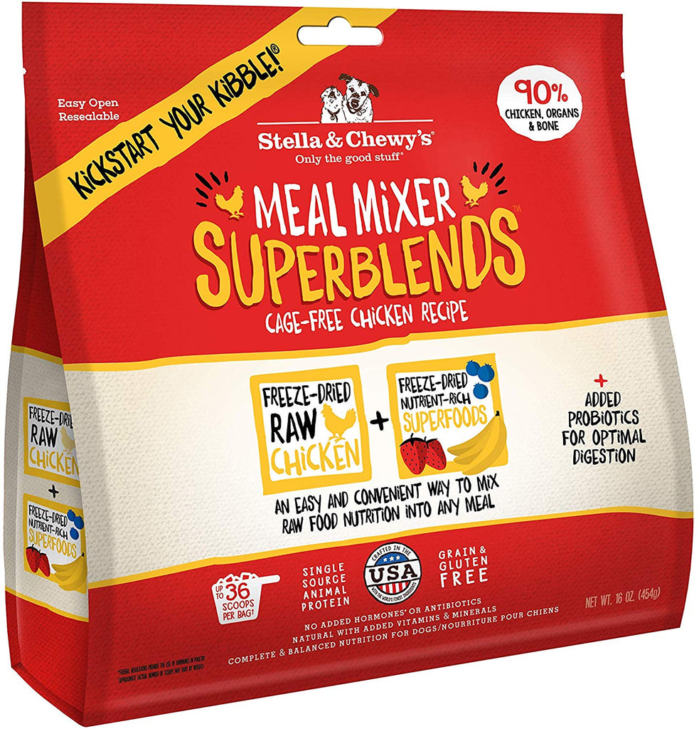 Stella & Chewy's Dried Meal Mixer Super Blends Cage-Free Chicken Recipe 16oz