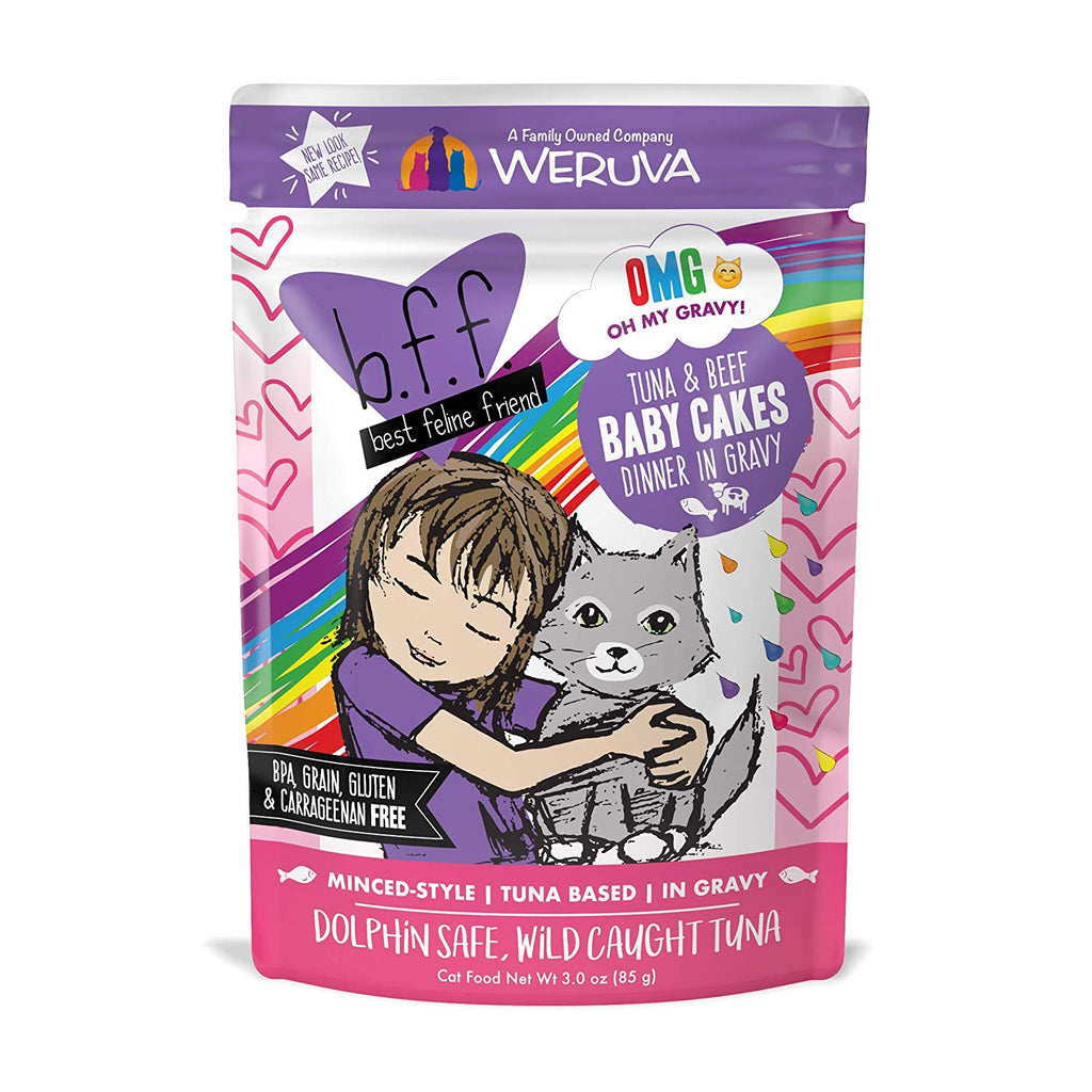 BFF Baby Cakes Tuna and Beef Pouch 3oz