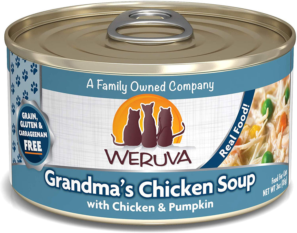 Weruva Wet Cat Food Grandma's Chicken Soup 3oz