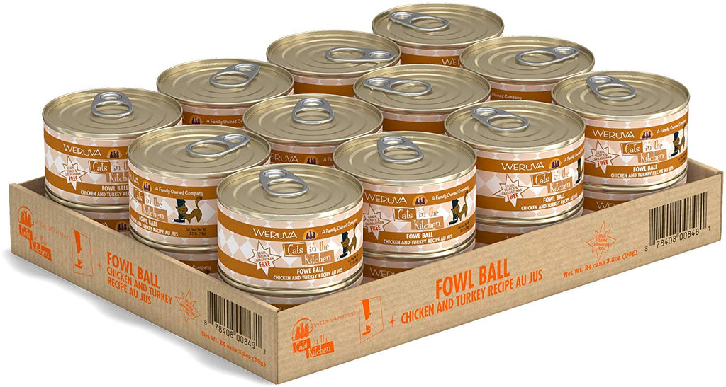 Cat's in the Kitchen Fowl Ball 3.2oz 24/Case