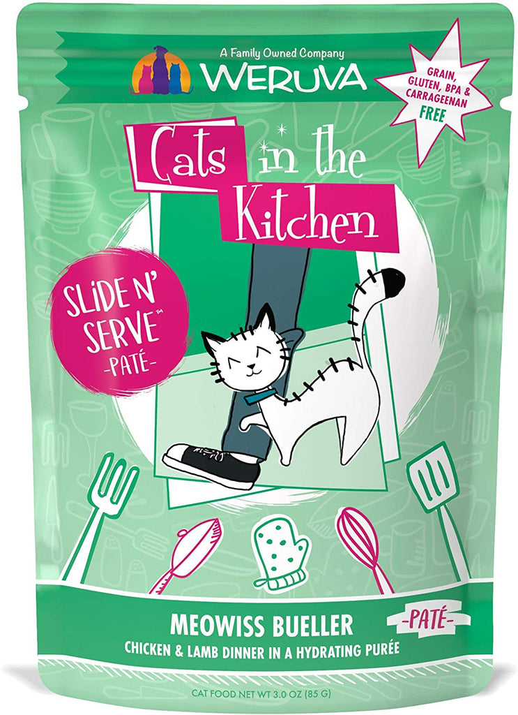 Weruva Cats in The Kitchen Slide N Serve Meowiss Bueller Pouch 3oz