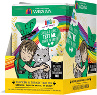 BFF Cat OMG Text Me Chicken & Turkey 2.8oz Pouch 12/Case