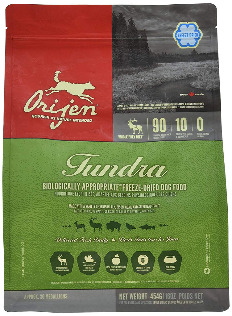 Orijen Dog Freeze-Dried Food Tundra 16oz