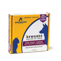 Answers Dog/Cat Frozen Goat Cheese & Cranberry Treat 8oz