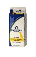 Answers Dog Frozen Detailed Chicken 4lb Carton