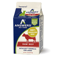 Answers Dog Frozen Detailed Beef 1lb