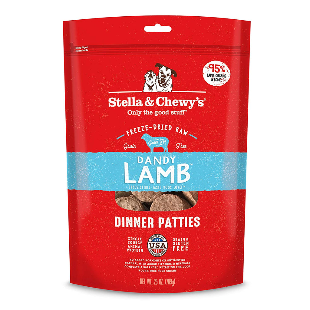 Stella and Chewy's Freeze Dried Dandy Lamb Patties 25oz