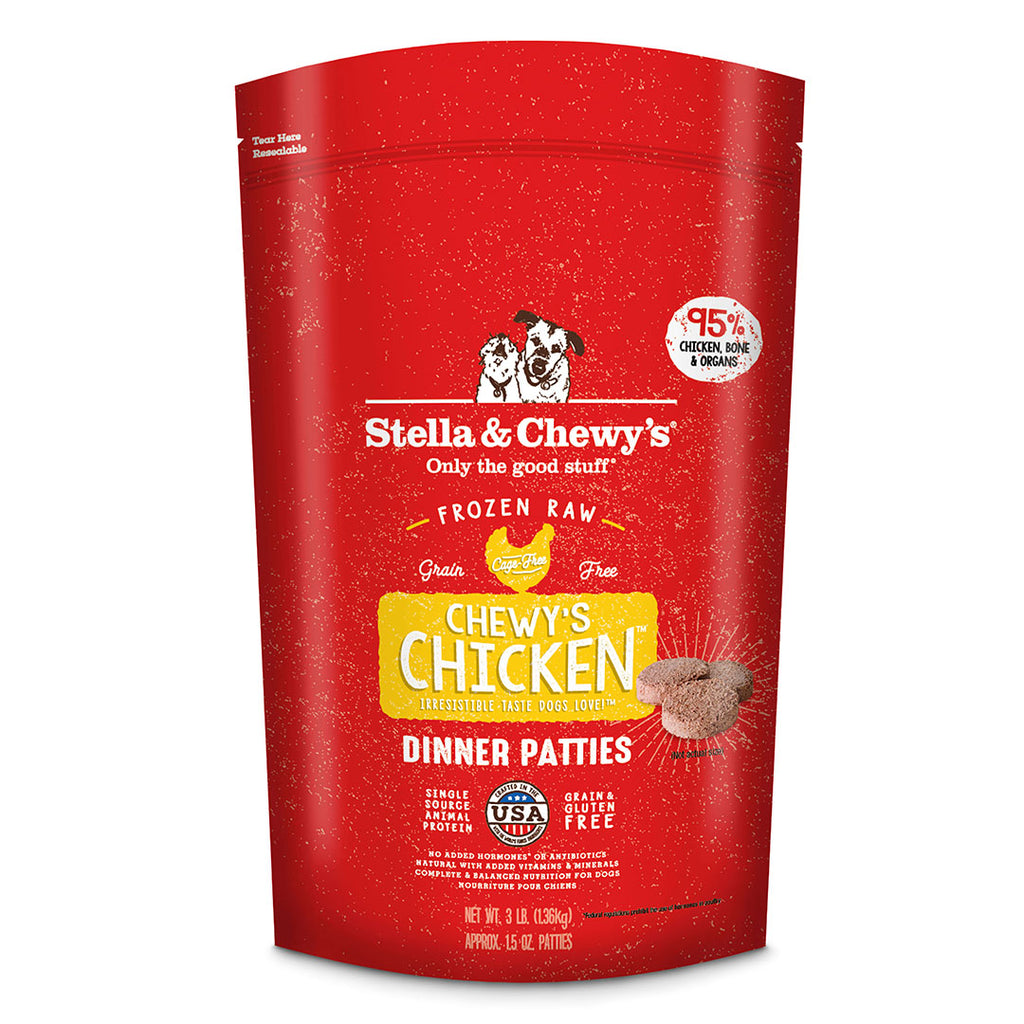 Stella & Chewy's Frozen Raw Chewy's Chicken for Dogs 3lb