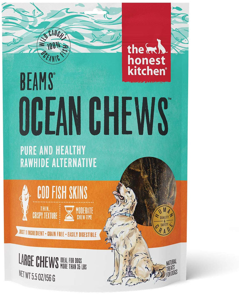 Honest Kitchen Beams Ocean Chews Cod Fish Skins 6oz