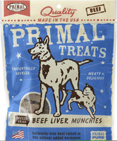 Primal Treats Beef Liver Munchies 2oz