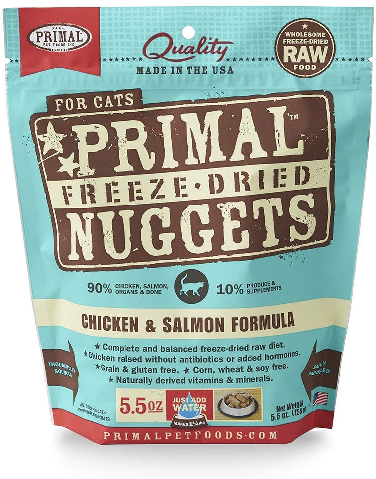 Primal Freeze Dried Chicken and Salmon for Cat 5.5oz