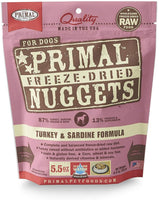 Primal Freeze Dried Turkey and Sardine for Dog 5.5oz