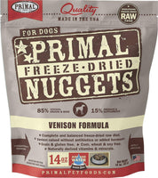 Primal Freeze Dried Venison for Dog 14oz