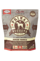 Primal Frozen Raw Venison for Dog 3lb Nuggets