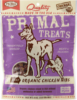 Primal Treats Organic Chicken Nibs 4oz