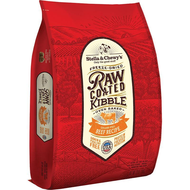 Stella & Chewy's Dog Raw Coated Beef Kibble 22lb