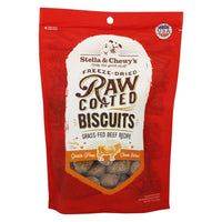 Stella & Chewy's Raw Coated Biscuits Grass-Fed Beef Recipe 9 oz
