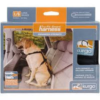 Kurgo Tru-Fit Harness- Auto & Walking Harness, Large, 50-80 lbs, Black