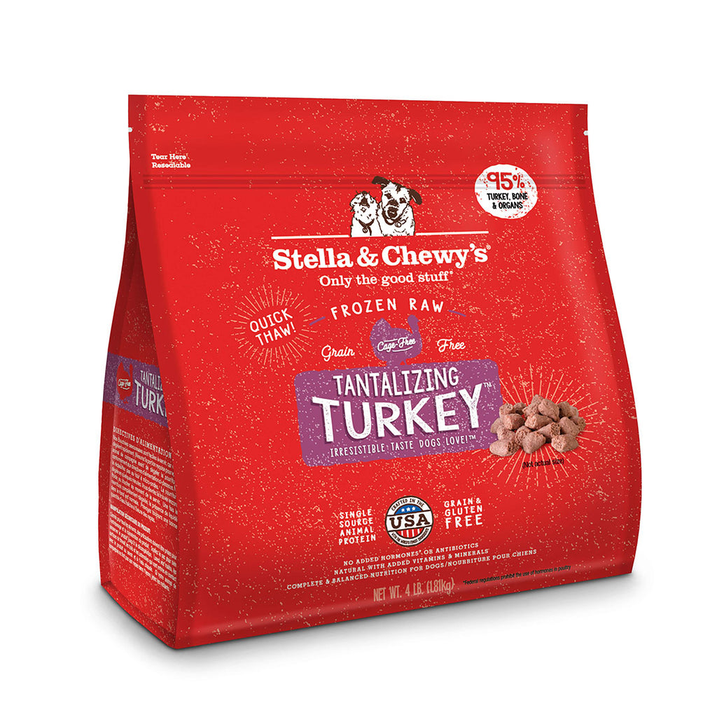 Stella & Chewy's Freeze-Dried RAW Tantalizing Turkey Morsels for Dogs 4lb