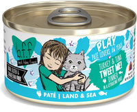 BFF Cat Play Tweet Me Turkey & Tuna 2.8oz