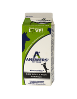 Answers Dog Frozen Topper Additional Goat Milk 1/2 Gallon