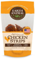 Earth Animal Dog Treat All Natural Chicken Strips 8oz