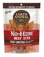 Earth Animal Dog No Hide Beef Stix 10pk