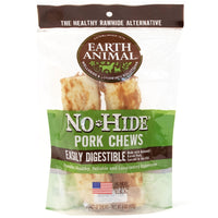 Earth Animal Dog No Hide Pork Chew 7" 2pk