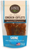 Earth Animal Dog Treat Shine Chicken Jerky 8oz